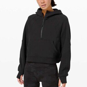 Lululemon Scuba Oversized 1/2 Zip Hoodie Black